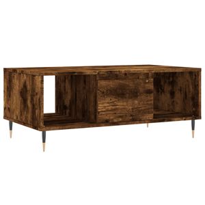 vidaXL Konferenčn&yacute; stol&iacute;k dymov&yacute; dub 90x50x36,5 cm spracovan&eacute; drevo