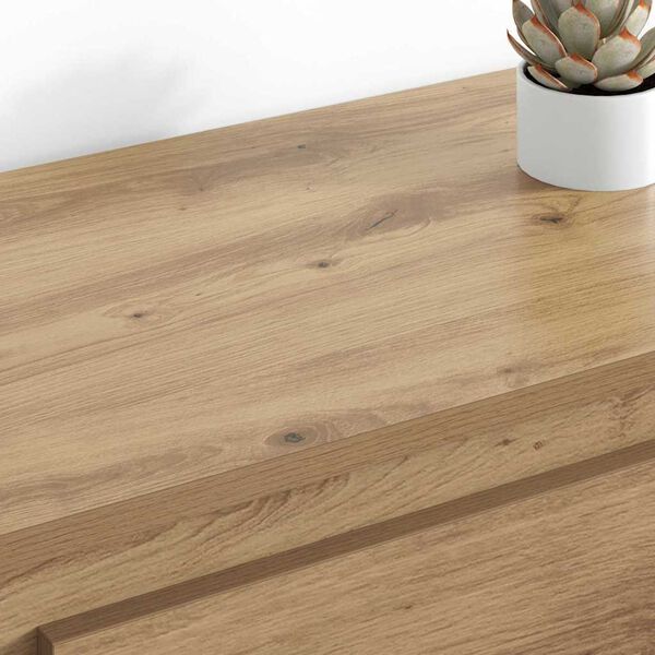 vidaXL Komody 2 pcs Remeseln&yacute; dub 70 x 35,5 x 67,5 cm Kompozitn&eacute; drevo