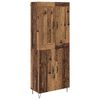 vidaXL Highboard Star&eacute; drevo 69,5 x 34 x 180 cm Kompozitn&eacute; drevo