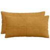 vidaXL Poťah na podložku 2 pcs ALMELO Žlt&aacute; 40 x 80 cm man&scaron;estr