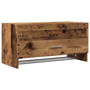 vidaXL skriňa Old Wood 70x32,5x35 cm Engineered Wood