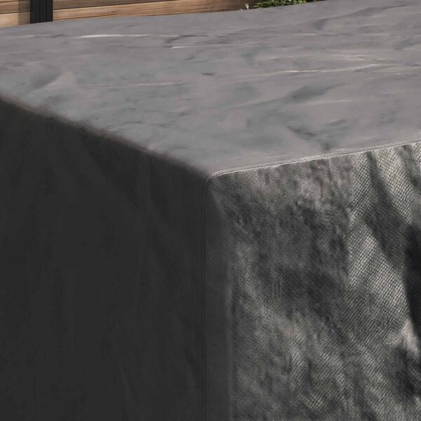 vidaXL Obal na n&aacute;bytok Jednofarebn&yacute; Čierna 240 x 190 x 90 cm 600D