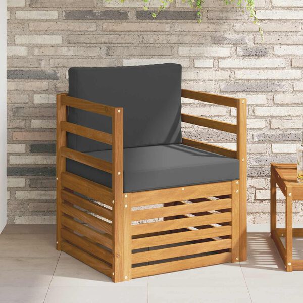 vidaXL Z&aacute;hradn&aacute; s&uacute;prava gaučov Mas&iacute;vne ak&aacute;ciov&eacute; drevo a polyester