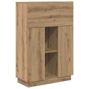 vidaXL St&ocirc;l Remeseln&yacute; dub Kompozitn&eacute; drevo 71.5 x 31.5 x 106.5 cm
