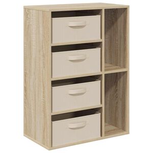 vidaXL Serv&iacute;rovacia skriňa Dub sonoma 60 x 33,5 x 84 cm