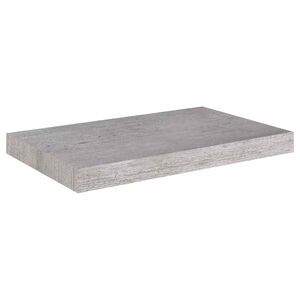 vidaXL Pl&aacute;vaj&uacute;ca n&aacute;stenn&aacute; polica bet&oacute;novo siv&aacute; 50x23,5x3,8 cm MDF