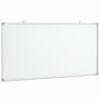 vidaXL Magnetick&aacute; biela tabuľa 100x50x1,7 cm hlin&iacute;k