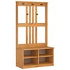 vidaXL Halov&yacute; strom SANDNES 87x40x159,5 cm mas&iacute;vna borovica