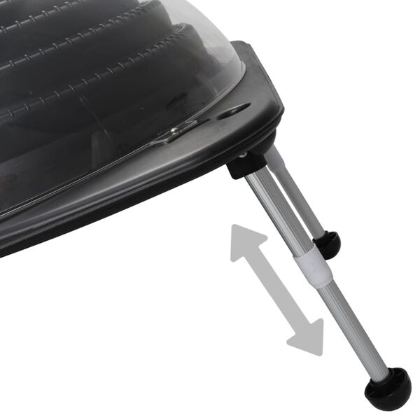 vidaXL Sol&aacute;rne ohrievače vody v baz&eacute;ne 2 ks 75x75x36 cm HDPE hlin&iacute;k