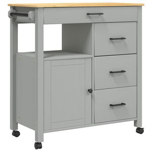 vidaXL Kuchynský vozík MONZA 84x40x88,5 cm borovicový masív