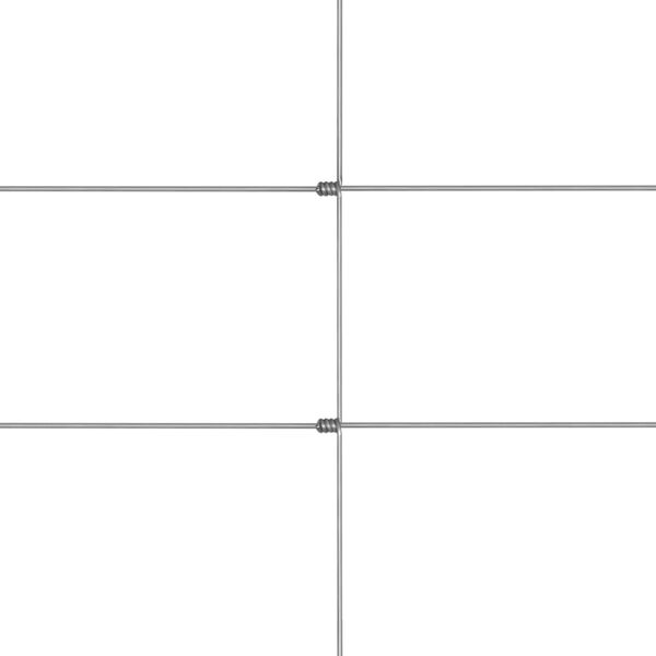 vidaXL Z&aacute;hradn&yacute; plot pozinkovan&aacute; oceľ 50x1,5 m strieborn&yacute;