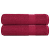 vidaXL Osu&scaron;ky FROGN 2 ks Bordeaux 70x140 cm 360 gsm