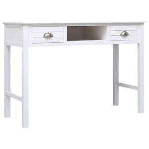 vidaXL Komoda biela 108x45x76 cm mas&iacute;vne drevo paulovnia