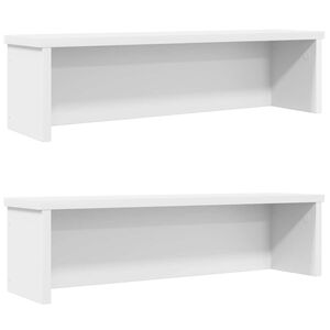 vidaXL kuchynsk&eacute; stojany stohovateľn&eacute; 2 ks biela 50x15x16 cm