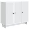 vidaXL Serv&iacute;rovacia skriňa Biela 89 x 34,5 x 80 cm Kompozitn&eacute; drevo