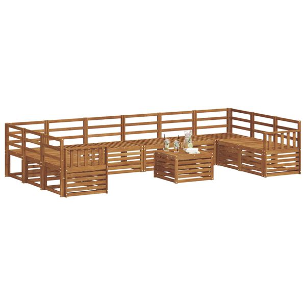 vidaXL S&uacute;pravy pohoviek Pr&iacute;rodn&aacute; Pevn&eacute; ak&aacute;ciov&eacute; drevo