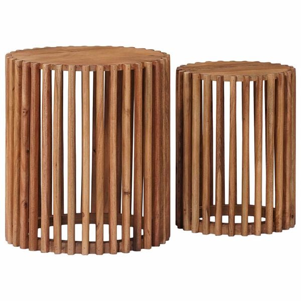 vidaXL Sada pr&iacute;ručn&yacute;ch stol&iacute;kov s &uacute;ložiskom Hned&aacute; 40 x 40 x 45 cm