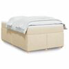 vidaXL Boxspring posteľ s matracom kr&eacute;mov&aacute; 120x190 cm l&aacute;tka