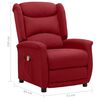 vidaXL Mas&aacute;žne kreslo, v&iacute;novo červen&eacute;, l&aacute;tka