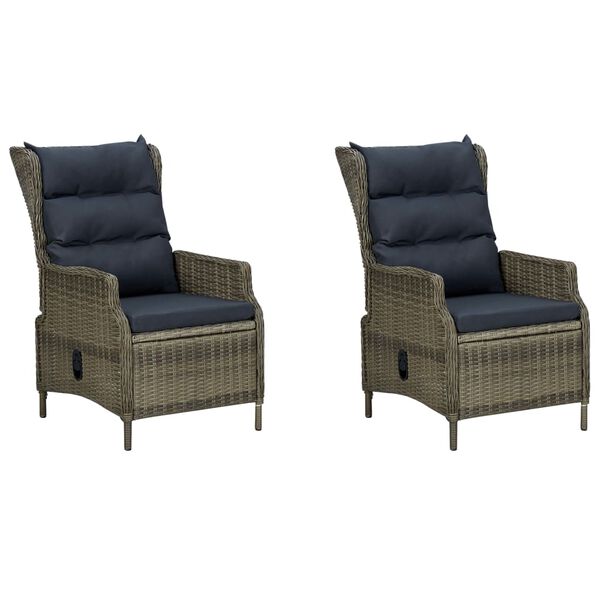 vidaXL 7-dielny z&aacute;hradn&yacute; jed&aacute;lensk&yacute; set s podložkami polyratan hned&yacute;