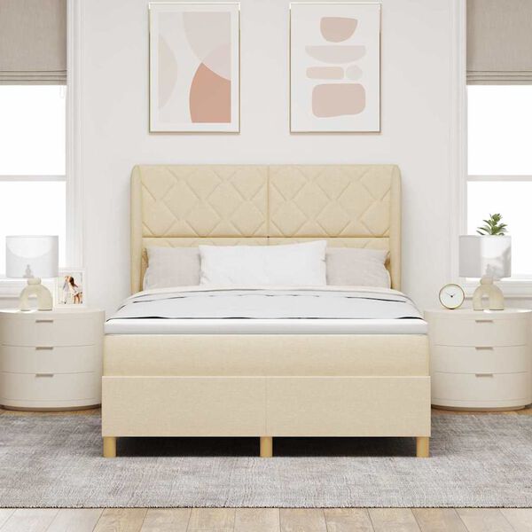 vidaXL Boxspring posteľ s matracom tmavo&scaron;ed&aacute; 90x190 cm Kr&eacute;mov&aacute; l&aacute;tka