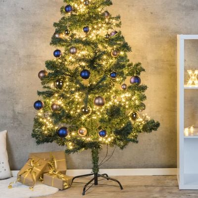 HI Vianočný stromček s kovovým podstavcom, zelený 180 cm