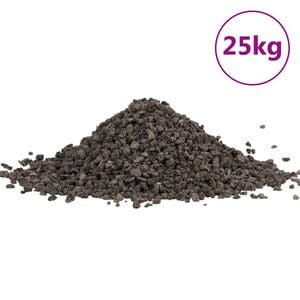 vidaXL Čadičov&yacute; &scaron;trk 25 kg čierny 5-8 mm