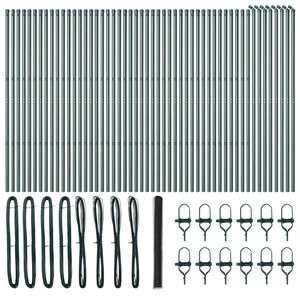 vidaXL Stĺp na plot. Siv&aacute;