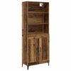 vidaXL Highboard 2 pcs Star&eacute; drevo Kompozitn&eacute; drevo