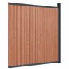 vidaXL Plotov&yacute; panel, WPC, hned&yacute; 173x186 cm