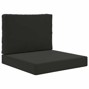 vidaXL Vank&uacute;&scaron; na vonkaj&scaron;iu pohovku Polyester Čierna 60 x 60 cm
