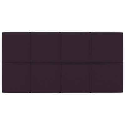 vidaXL Nástenné panely 12 ks fialové 60x30 cm látka 2,16 m²