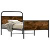 vidaXL Posteľn&yacute; r&aacute;m bez matraca 100x190 cm dub sonoma kompozitn&eacute; drevo