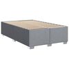 vidaXL Boxspring posteľ s matracom bledosiv&aacute; 120x200 cm l&aacute;tka