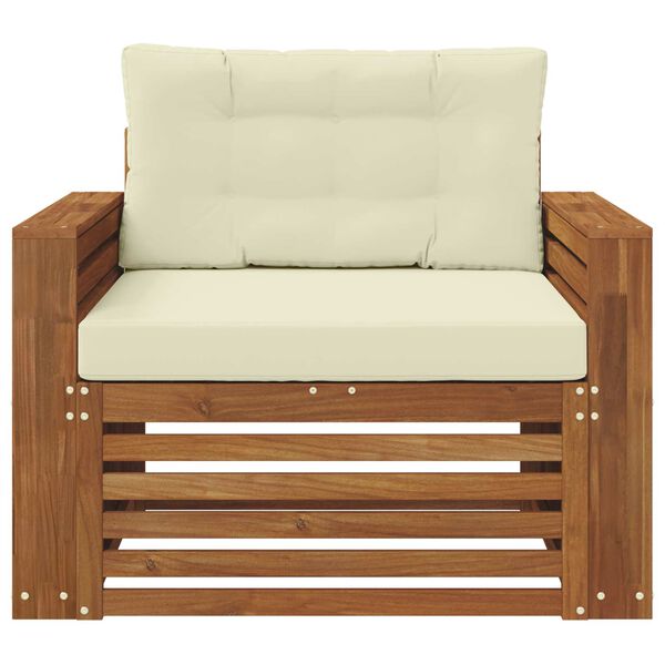 vidaXL Z&aacute;hradn&aacute; s&uacute;prava gaučov Mas&iacute;vne ak&aacute;ciov&eacute; drevo a polyester