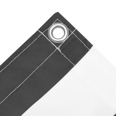 vidaXL Balkónová markíza, antracit a biela 120x400 cm, oxfordská látka