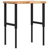 vidaXL Pracovn&yacute; st&ocirc;l 80x60x(73-99,5) cm mas&iacute;vna ak&aacute;cia obdĺžnik