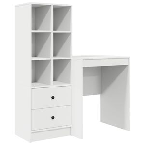 vidaXL St&ocirc;l Biela 145,5 x 40 x 127 cm 2 ks