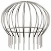 vidaXL Z&aacute;slepka na zvodov&uacute; r&uacute;rku 2 pcs Strieborn&aacute; 160 mm Nerezov&aacute; oceľ