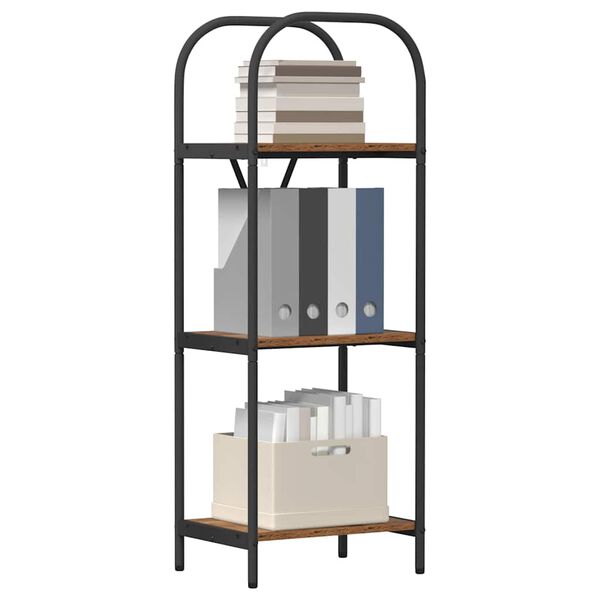 vidaXL Reg&aacute;l na knihy Star&eacute; drevo 40 x 30 x 109 cm Kompozitn&eacute; drevo