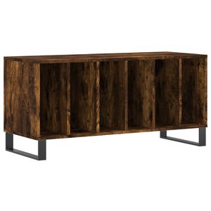 vidaXL Skrinka na platne dymov&yacute; dub 100x38x48 cm kompozitn&eacute; drevo