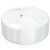 vidaXL Um&yacute;vadlo biele 40x14,5 cm keramick&eacute; okr&uacute;hle