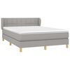 vidaXL Boxspring posteľ s matracom bledosiv&yacute; 140x190 cm l&aacute;tka
