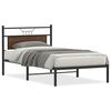 VidaXL R&aacute;m postele bez matraca Dub hned&yacute; 107x203 cm