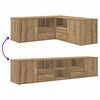 vidaXL Rohov&aacute; skriňa dub artisan 200x40x45 cm kompozitn&eacute; drevo