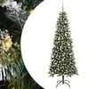 vidaXL Umel&yacute; vianočn&yacute; stromček Zelen&aacute; 240 cm PVC, plast a oceľ