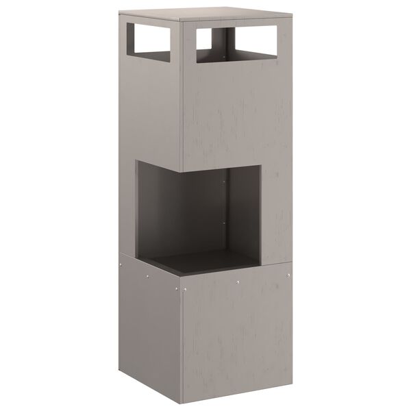 vidaXL Ohnisko Hnedá 35 x 35 x 100 cm Oceľ