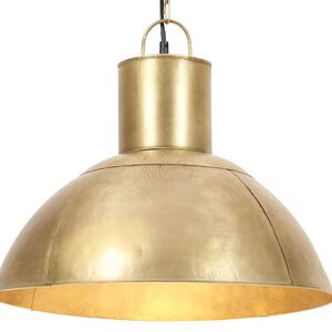 vidaXL Z&aacute;vesn&aacute; lampa 25 W, mosadzn&aacute;, okr&uacute;hla 48 cm E27