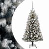 vidaXL Umel&yacute; kĺbov&yacute; vianočn&yacute; stromček s vianočn&yacute;mi guľami 120 cm