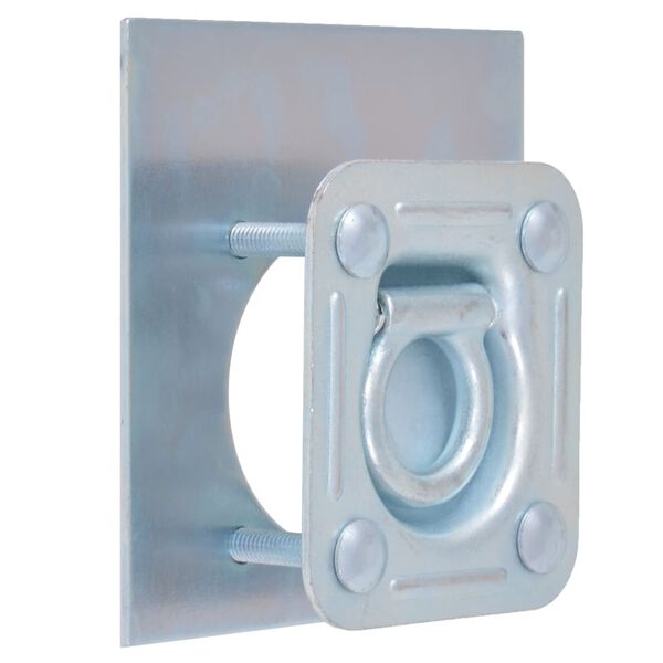 vidaXL Kotviaca miska pre pr&iacute;vesn&yacute; voz&iacute;k, 6 ks, pozinkovan&aacute; oceľ, 2000 kg